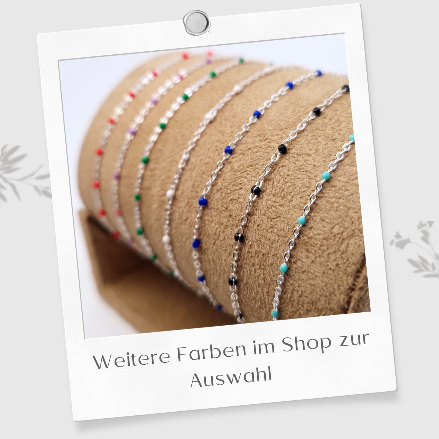 Armband Emaille Kugeln türkis 925 Silber filigran zart