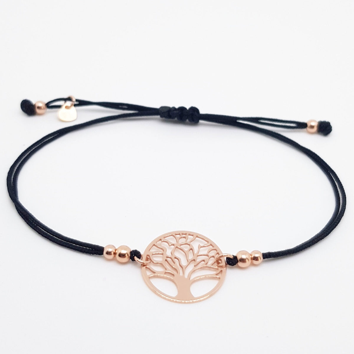 Armband Lebensbaum 925 Silber Makramee