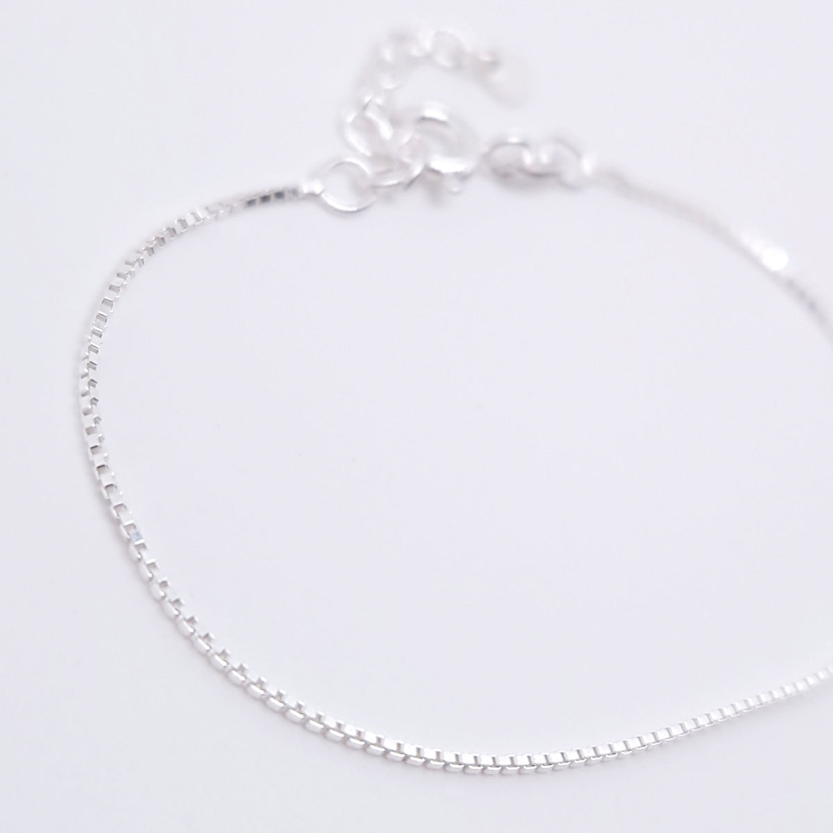 Venezianer Armband zart 925 Silber schmal 0,8mm filigran sehr fein
