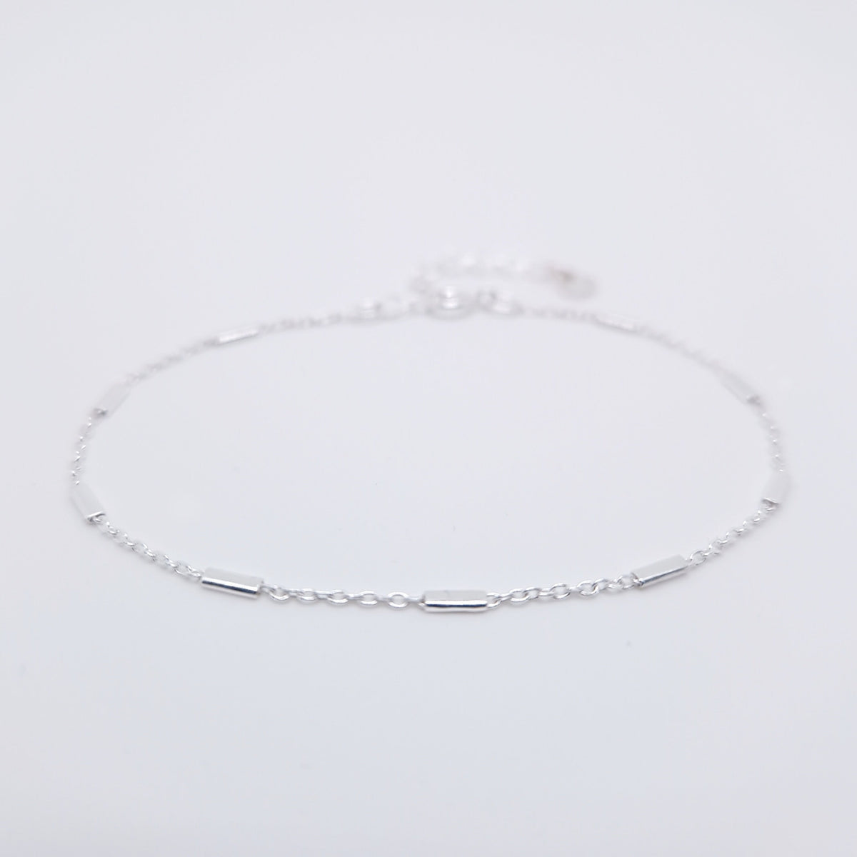 Balken Armband sehr zart 925 Silber filigran fein Layering