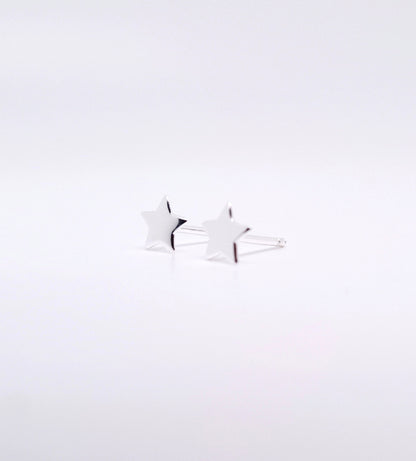 Stern Ohrstecker 925 Silber – kleine zarte Ohrringe