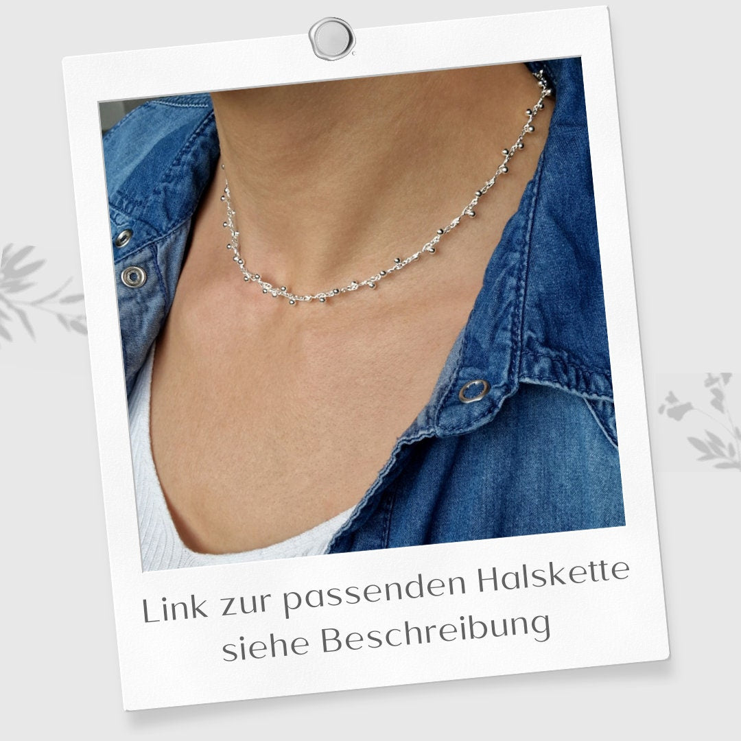 Armband gewebt mit Perlen 925 Silber