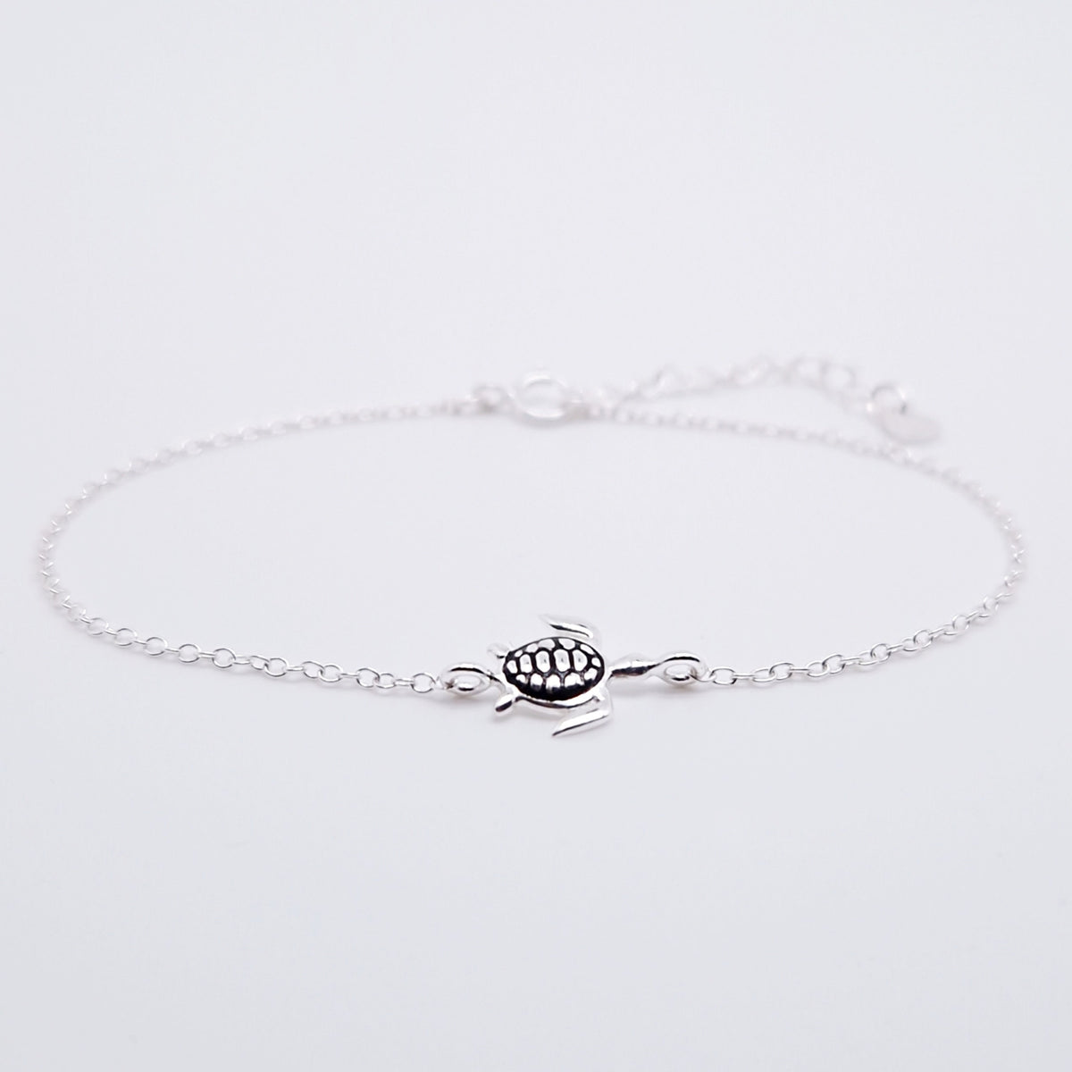 Armband Schildkröte 925 Silber filigran zart Gliederarmband