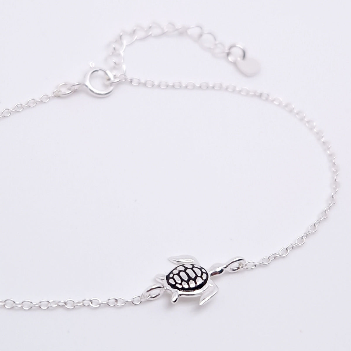 Armband Schildkröte 925 Silber filigran zart Gliederarmband