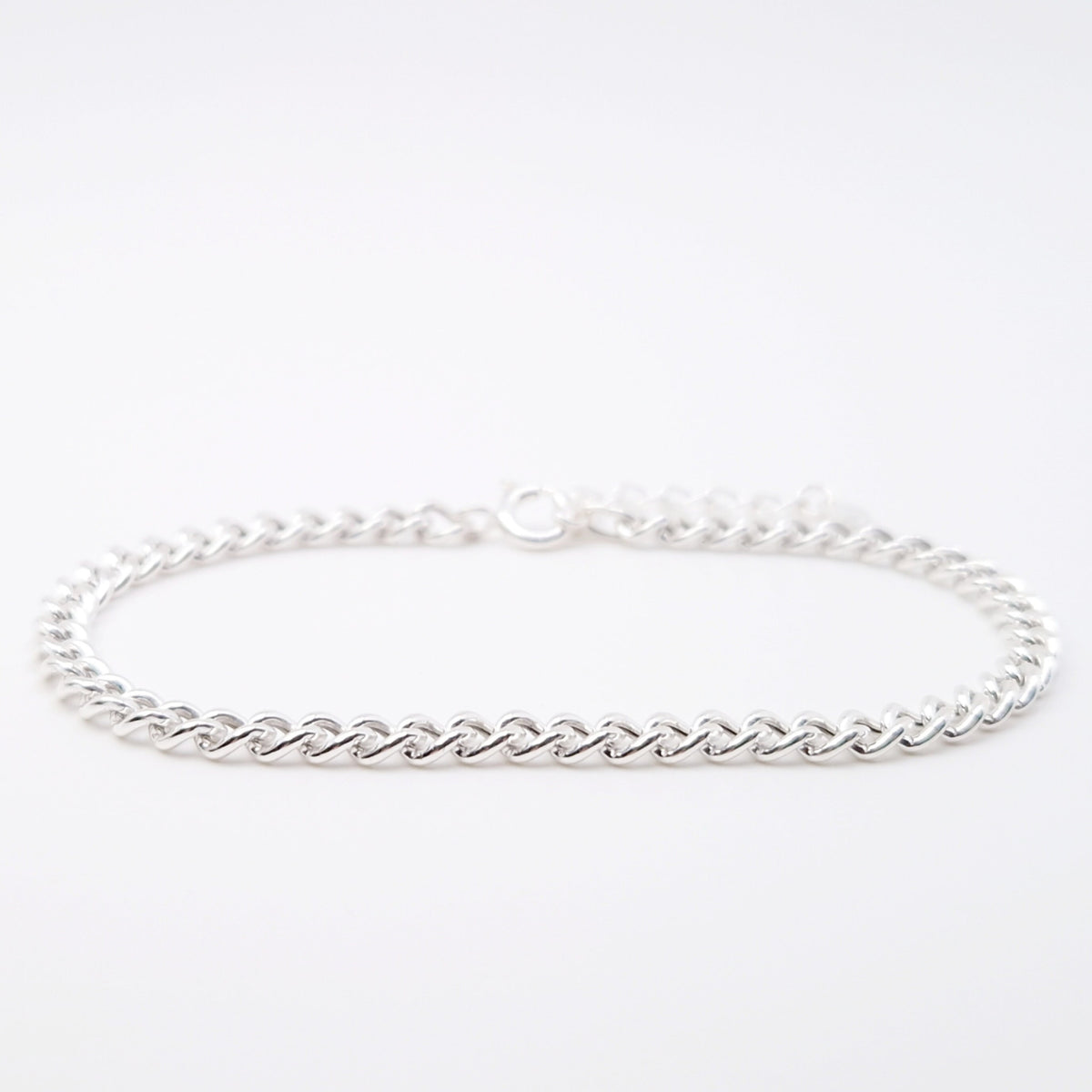 Panzerarmband breit 925 Silber massive große Kettenglieder