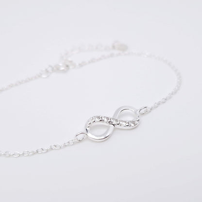 Armband Unendlichkeit 925 Silber filigran zart