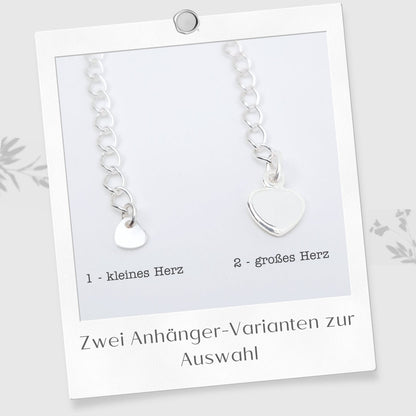 Halskette kleine Eidechse 925 Silber