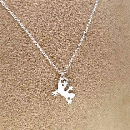 Halskette kleine Eidechse 925 Silber
