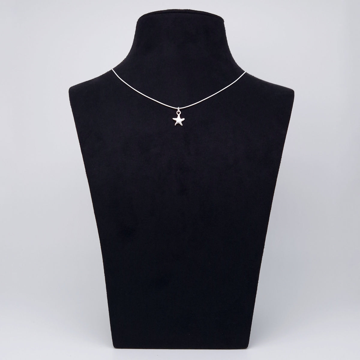 Halskette kleiner Seestern 925 Silber Schlangenkette mit Anhänger