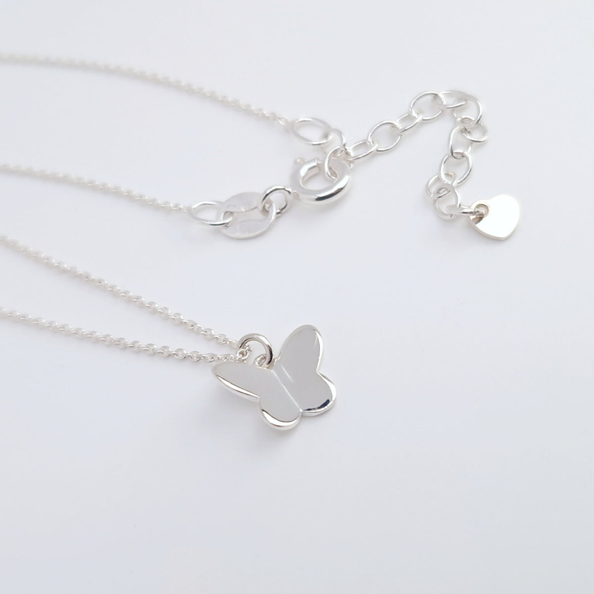 Halskette Schmetterling 925 Silber zart fein