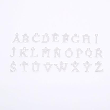Zusätzlicher Buchstabe flach 925 Silber