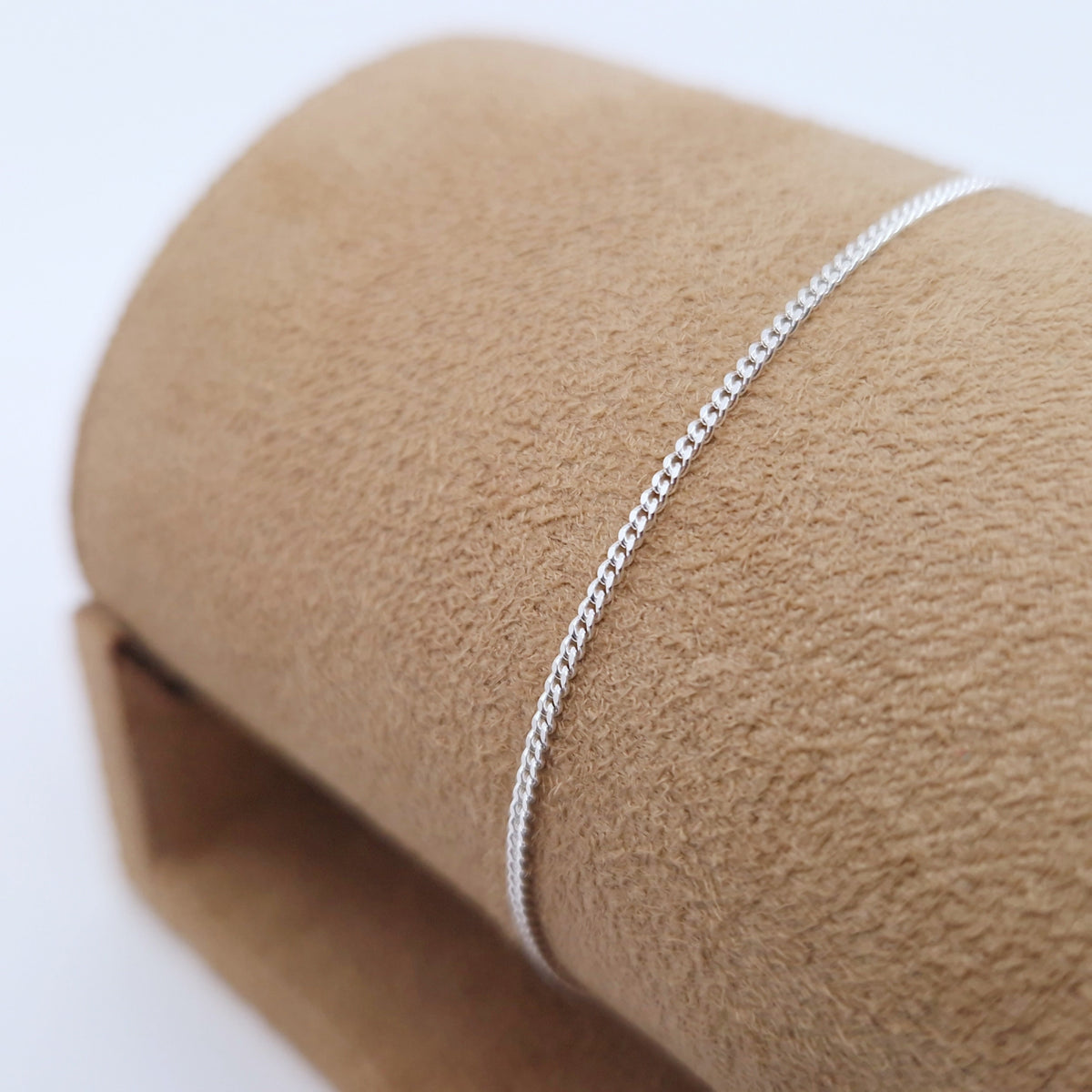 Armband zart Curb 925 Silber Layering Ankerkette filigran