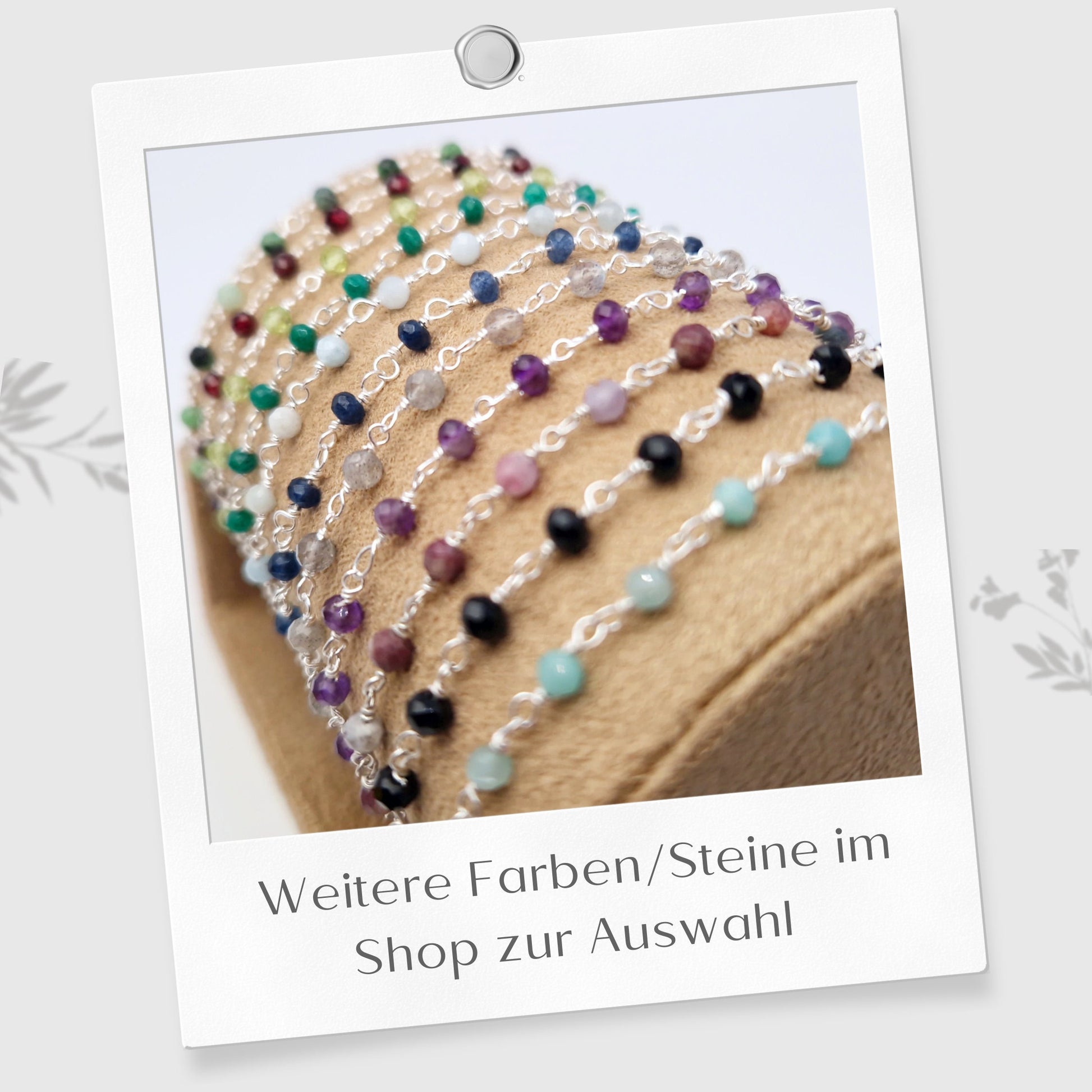 Halskette Amethyst 925 Silber filigran Edelstein Naturstein facettiert