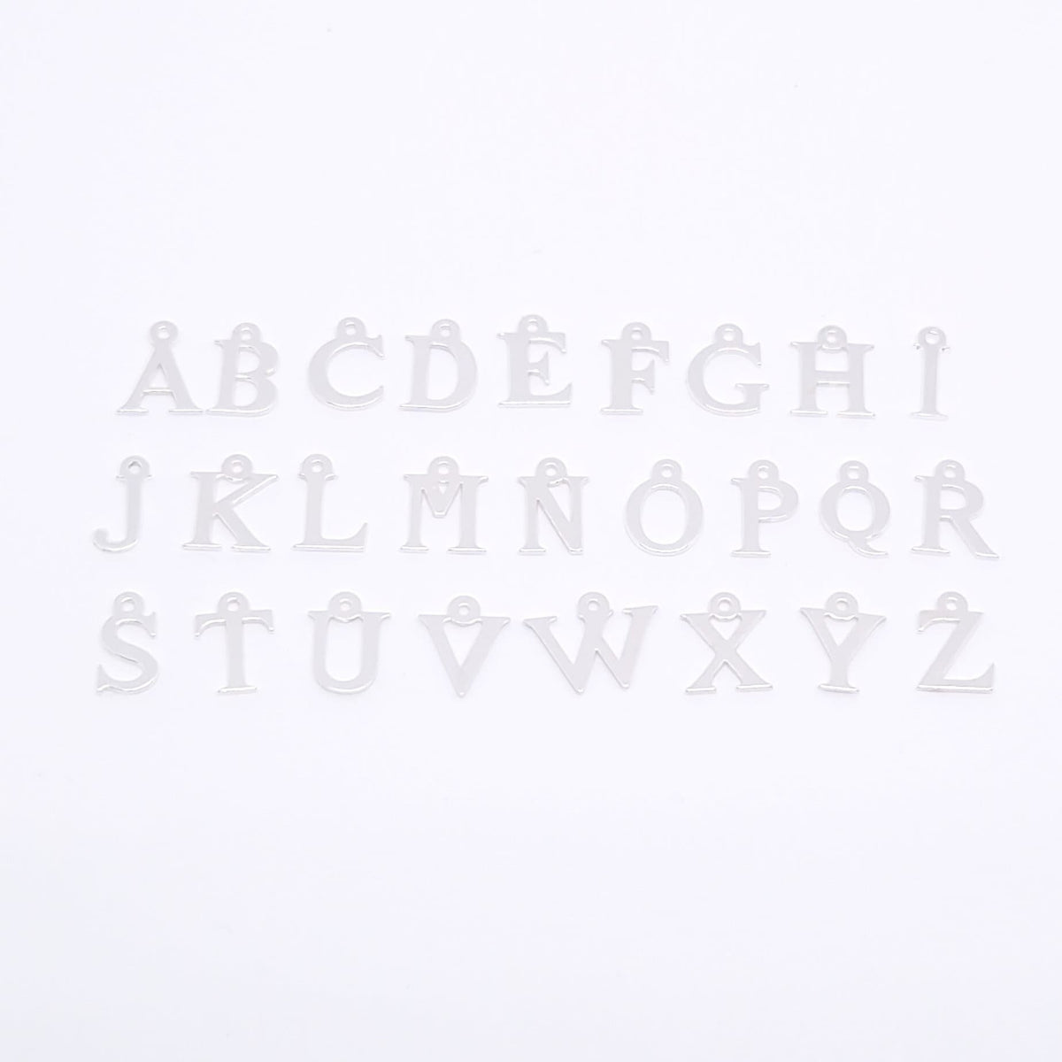Zusätzlicher Buchstabe flach 925 Silber