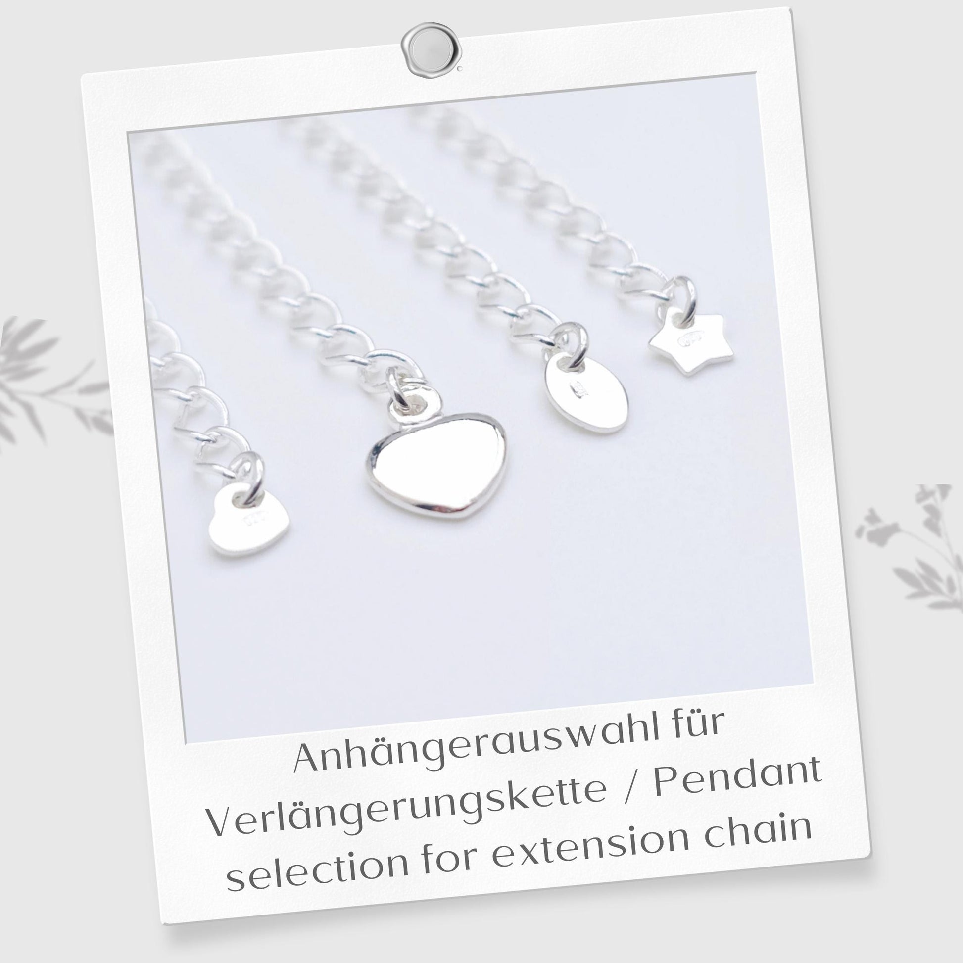 Halskette Emaille Blume 925 Silber, runde Blüte mit Loch, türkis