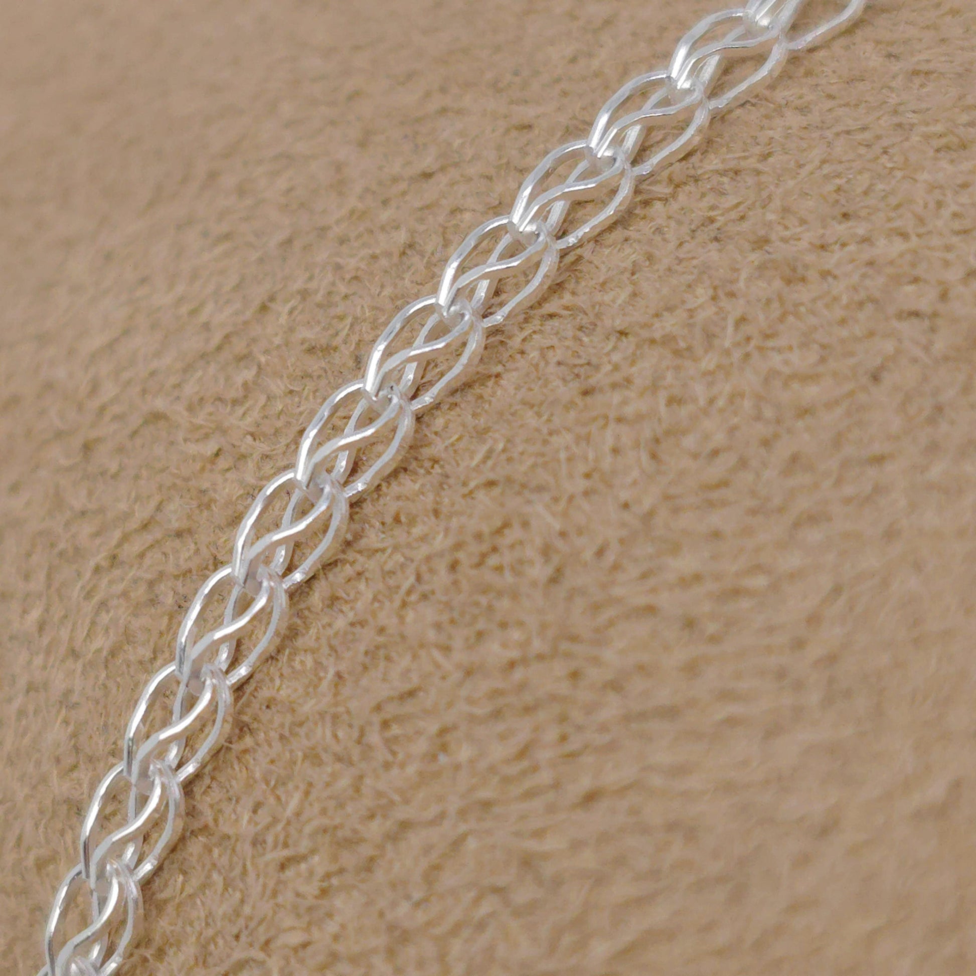 Armband gewebte Maschen 925 Silber Silberdraht fein zart