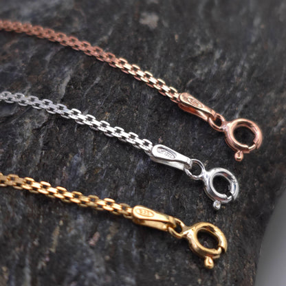 Armband Bismarck flach in 18K Gold, Roségold oder Silber, gewebte Glieder, Mesh, zart 2 mm breit