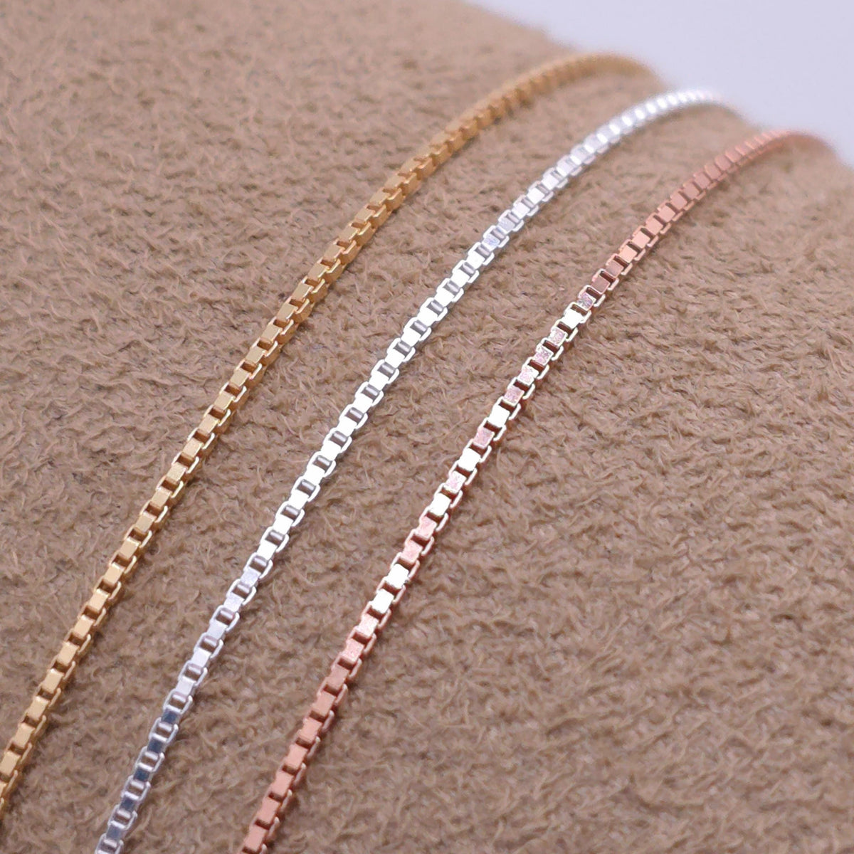 Venezianer Armband zart 925 Silber schmal 0,8mm filigran sehr fein