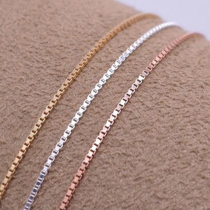 Venezianer Armband zart 925 Silber schmal 0,8mm filigran sehr fein