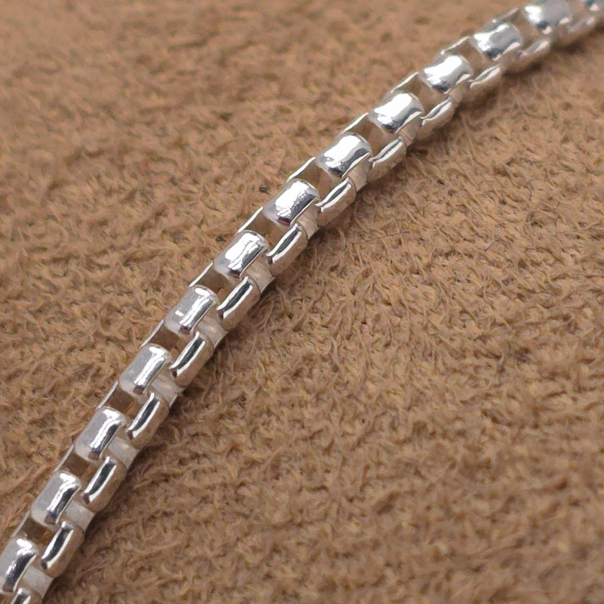 Venezianer Armband rund breit 925 Silber 2 mm