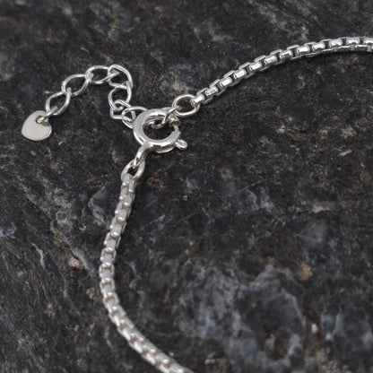 Venezianer Armband rund breit 925 Silber 2 mm