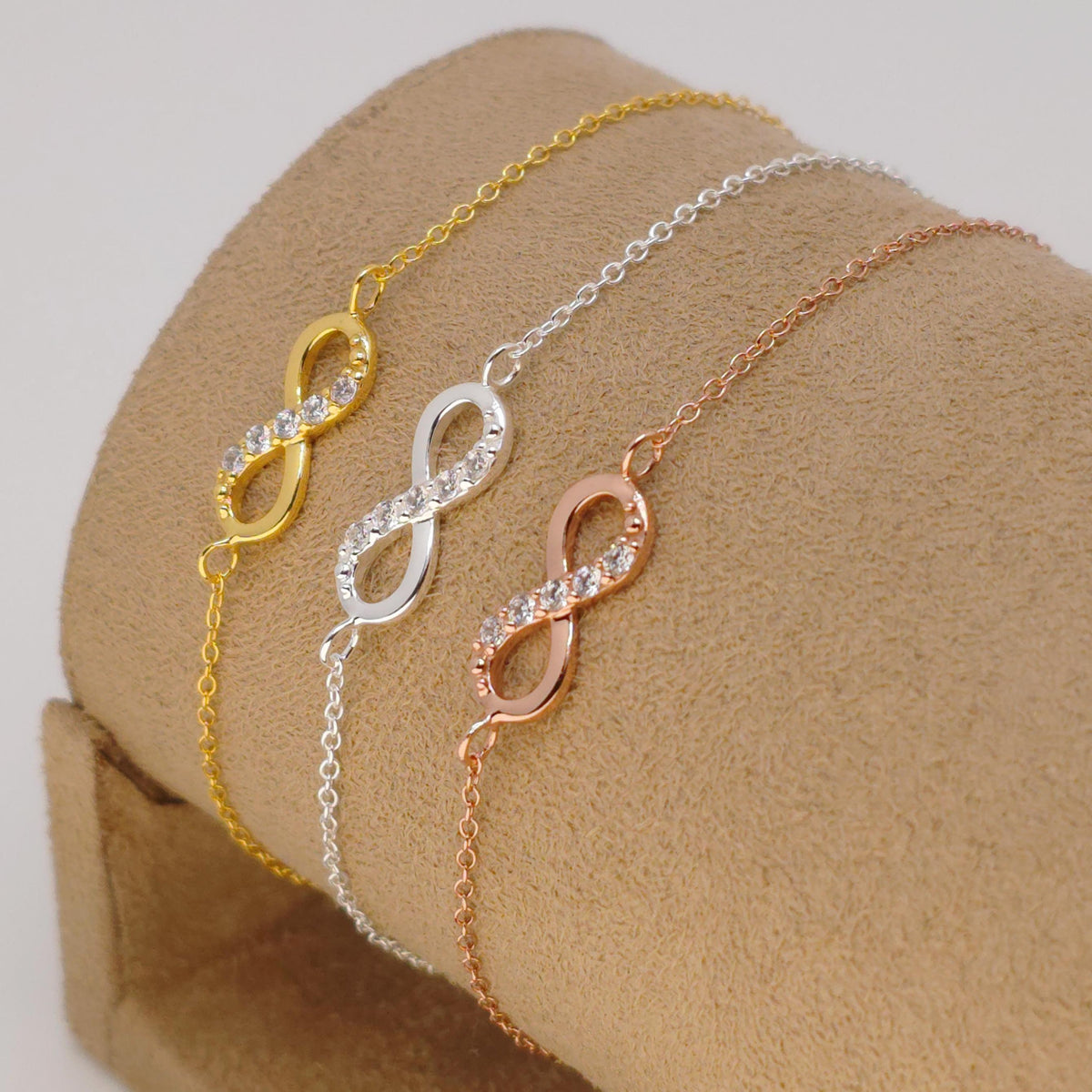 Armband Unendlichkeit 925 Silber filigran zart