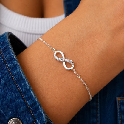 Armband Unendlichkeit 925 Silber filigran zart