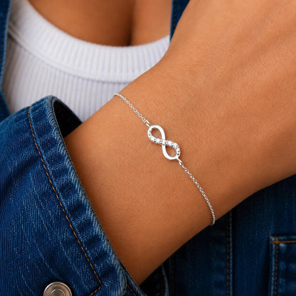 Armband Unendlichkeit 925 Silber filigran zart